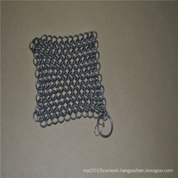 Kitchen cleaning chainmail scrubber / cast iron cleaner